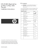 Preview for 1 page of HP J1530C Installation Instructions Manual