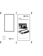 HP J3591A User Manual preview