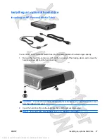 Preview for 31 page of HP KG461AA - Xb4 Notebook Media Docking Station User Manual