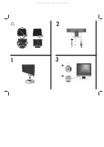 Предварительный просмотр 2 страницы HP L156v Quick Setup