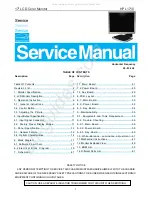 Preview for 1 page of HP L1710 Service Manual