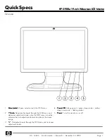 Preview for 1 page of HP L1908w Specifications