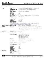 Preview for 3 page of HP L1908w Specifications