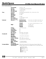 Preview for 4 page of HP L1908w Specifications