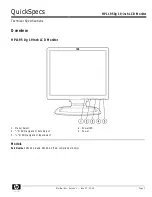 HP L1950g Technical Specifications предпросмотр