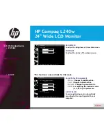 Предварительный просмотр 17 страницы HP l240W User Manual