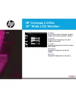 Предварительный просмотр 19 страницы HP l240W User Manual