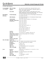 Предварительный просмотр 2 страницы HP L2445w Technical Specifications