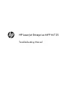 Preview for 3 page of HP LASERJET ENTERPRISE MFP M725dn Troubleshooting Manual