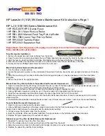 HP LaserJet LJ 5M Instructions preview