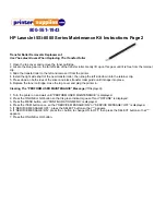 Preview for 2 page of HP LaserJet LJ 5Si-8000 Instructions