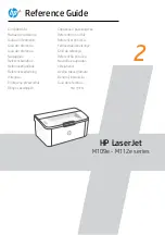 Preview for 1 page of HP LaserJet M109e Series Reference Manual