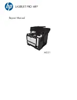 Preview for 1 page of HP LaserJet Pro M521 Repair Manua