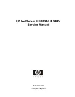 Preview for 1 page of HP LH6000r - NetServer - 0 MB RAM Service Manual