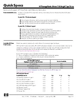 Preview for 12 page of HP LTO-3 960 Quickspecs