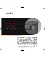 HP LTO-4 FH Datasheet предпросмотр