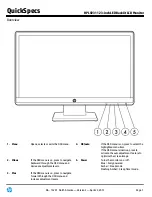 HP LV2311 Specification preview