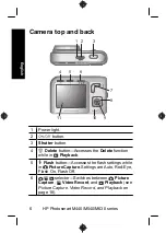 Предварительный просмотр 6 страницы HP M447 - Photosmart 5MP Digital Camera Quick Start Manual