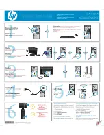 Предварительный просмотр 1 страницы HP M8330f - Pavilion Media Center Quick Setup