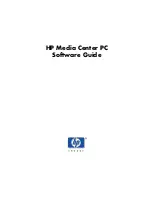 Предварительный просмотр 1 страницы HP Media Center m1000 - Desktop PC Software Manual