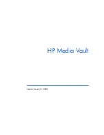 Предварительный просмотр 1 страницы HP Media Vault mv5020 User Manual