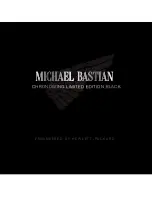 HP michael bastian chronowing limited edition black User Manual preview