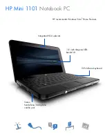 Preview for 3 page of HP MINI 1101 Specifications