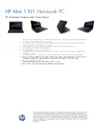 Preview for 4 page of HP MINI 1101 Specifications