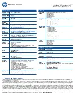 Preview for 2 page of HP Mini 210-2160 Specifications