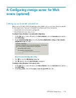 Предварительный просмотр 153 страницы HP ML110 - ProLiant G5 2TB Storage Server NAS User Manual