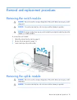 Предварительный просмотр 33 страницы HP Moonshot-45XGc User And Maintenance Manual