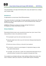 Preview for 1 page of HP MORFD7UL User Manual