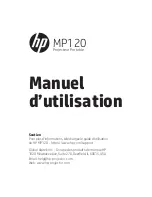 Предварительный просмотр 14 страницы HP MP120 User Manual