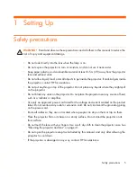 Preview for 5 page of HP mp2200 - Digital Projector User Manual