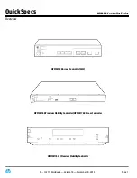 HP MSM720 Specification preview