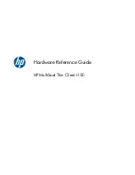 HP MultiSeat t150 Hardware Reference Manual preview