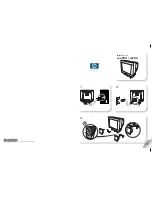 Preview for 1 page of HP MX703 - Pavilion - 17" CRT Display Quick Setup