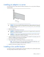 Предварительный просмотр 8 страницы HP NC552SFP User Manual