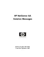 HP NetServer AA 4000 Manual preview