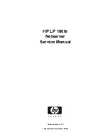 Preview for 1 page of HP NetServer LP 1000r Service Manual