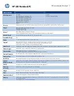 Preview for 2 page of HP Officejet 630 Specifications