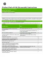 HP Omen X Disassembly Instructions Manual preview