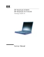 Preview for 1 page of HP OmniBook VT6200 Service Manual