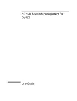 HP OV-UX User Manual предпросмотр