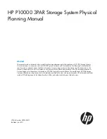 Preview for 1 page of HP P10000 Manual