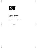 Preview for 1 page of HP P930 User Manual