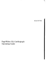 Preview for 1 page of HP Pagewriter XLi M1700A Operating Manual