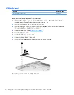 Предварительный просмотр 42 страницы HP Pavilion 11 x360 PC Maintenance And Service Manual