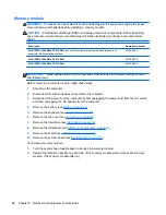 Предварительный просмотр 74 страницы HP Pavilion 14-b100 Maintenance And Service Manual