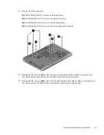 Предварительный просмотр 61 страницы HP Pavilion 14-e000 Maintenance And Service Manual